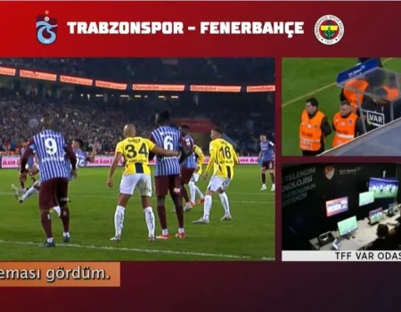 Süper Lig'de 11. haftanın VAR kayıtladı açıklandı! İşte Trabzonspor - Fenerbahçe'nin VAR kayıtları...
